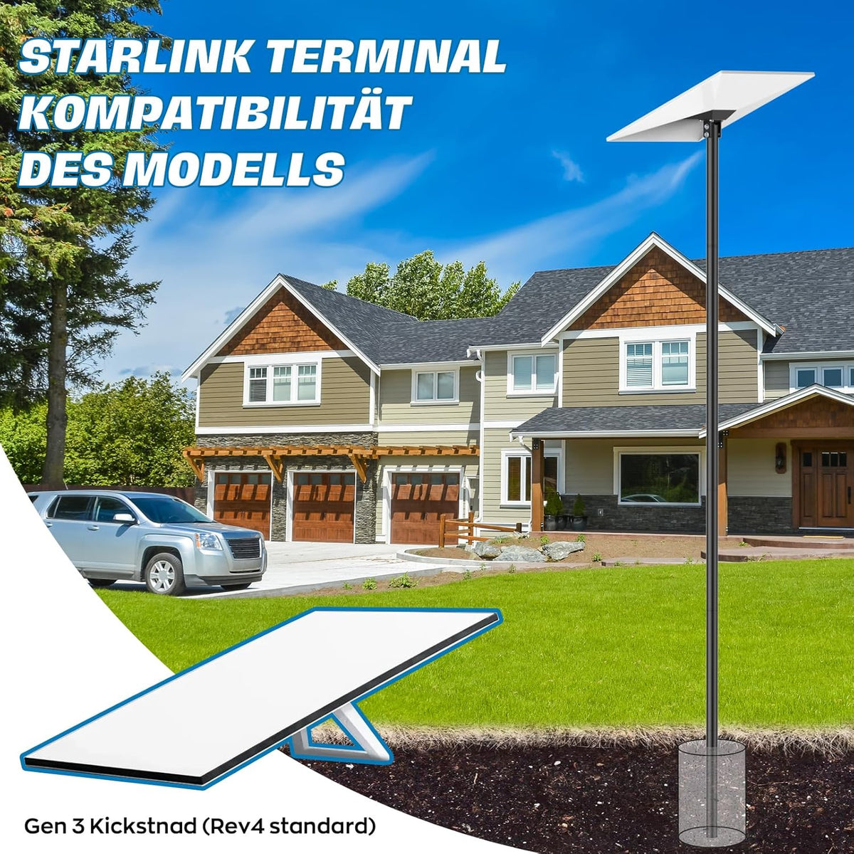IMAYCC Starlink muurbeugel lang