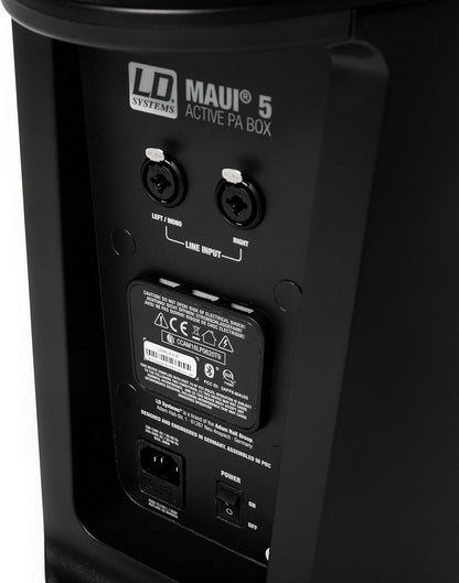 LD Systems LDMAUI5 Ultradraagbare zuilen, PA-systeem met mixer, zwart