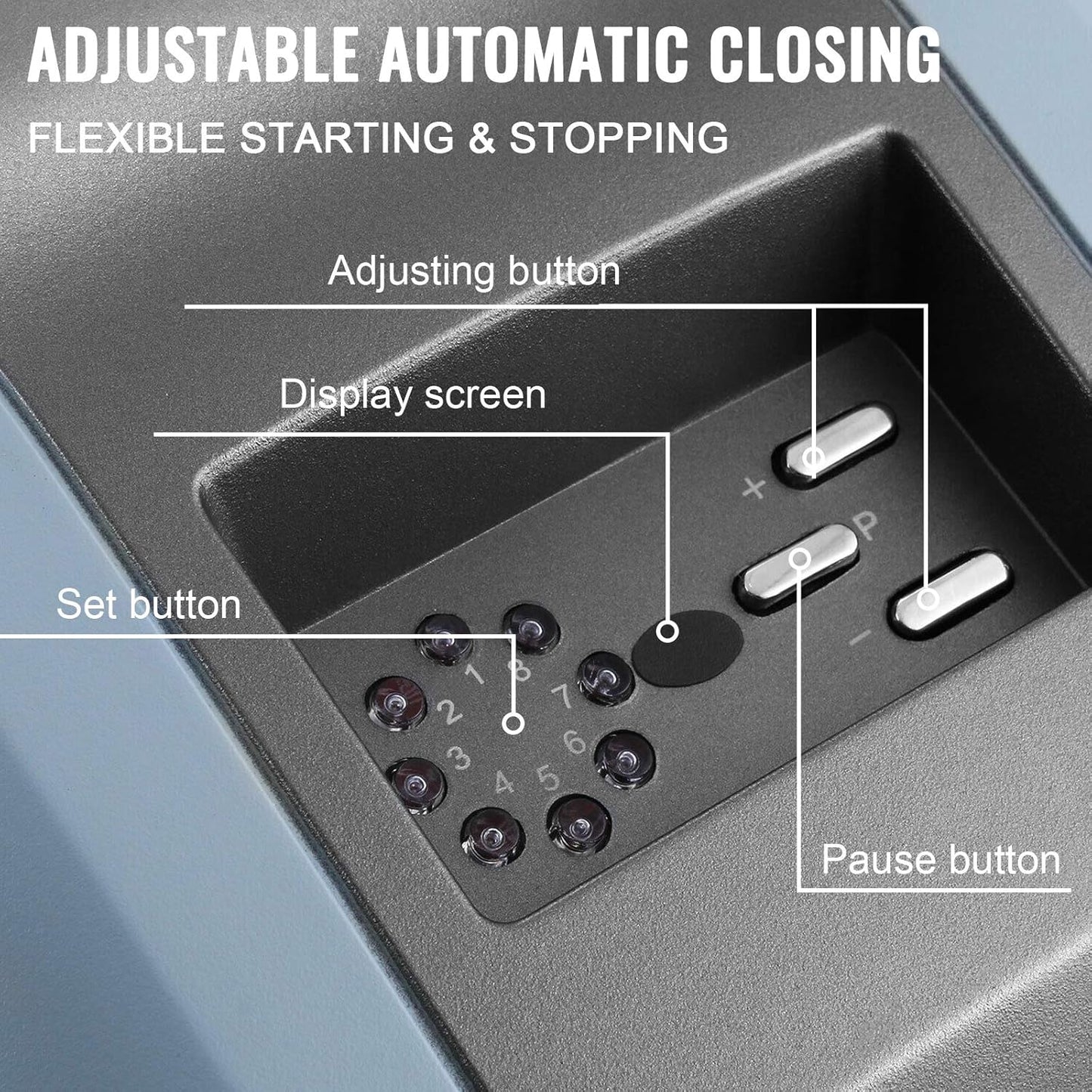 Automatische Garagedeuropener – Garagepoort Motor – Poortopener Elektrisch – Sectionaaldeur Motor – Kanteldeur Motor – 1000 N Trekkracht – Stil en Veilig Met Rolcode
