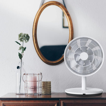 Draagbare Ventilator – Tafelventilator – Staande Ventilator – Elektrische Ventilator – Mobiele Ventilator – Zeer Stil 13 dB – 26 Snelheden met Slaapfunctie