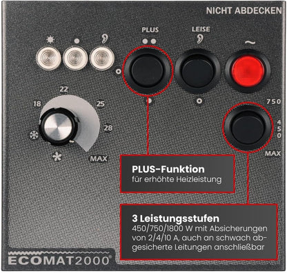 ventilatorkachel ecomat 2000 select