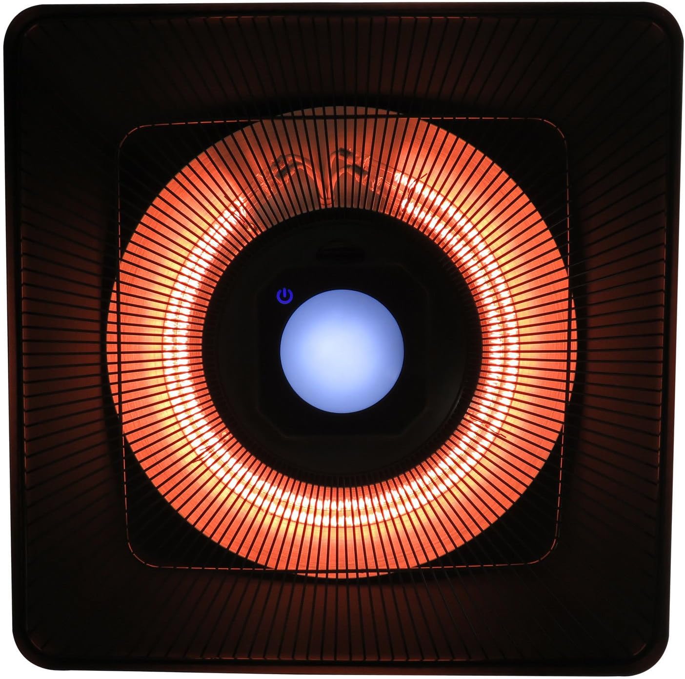 Terrasverwarmer – Plafondverwarmer – Warmtestraler – Balkonverwarmer – Halogeen Verwarmer – 2000W Met Afstandsbediening – Inclusief LED-Verlichting