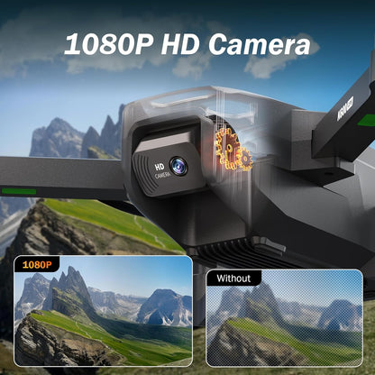 Drone met 1080p camera, 5 GHz, automatische terugkeer, Follow Me