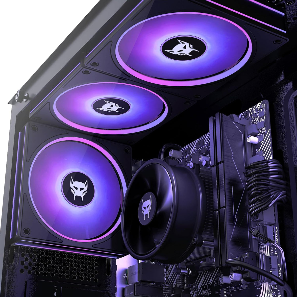 BEASTCOM Q3 Gaming PC AMD Ryzen 5 3400G, 4K Vega Grafisch, 16GB RAM, 1TB M.2 NVMe, 500 W 80PLUS PSU, WLAN, Gaming PC