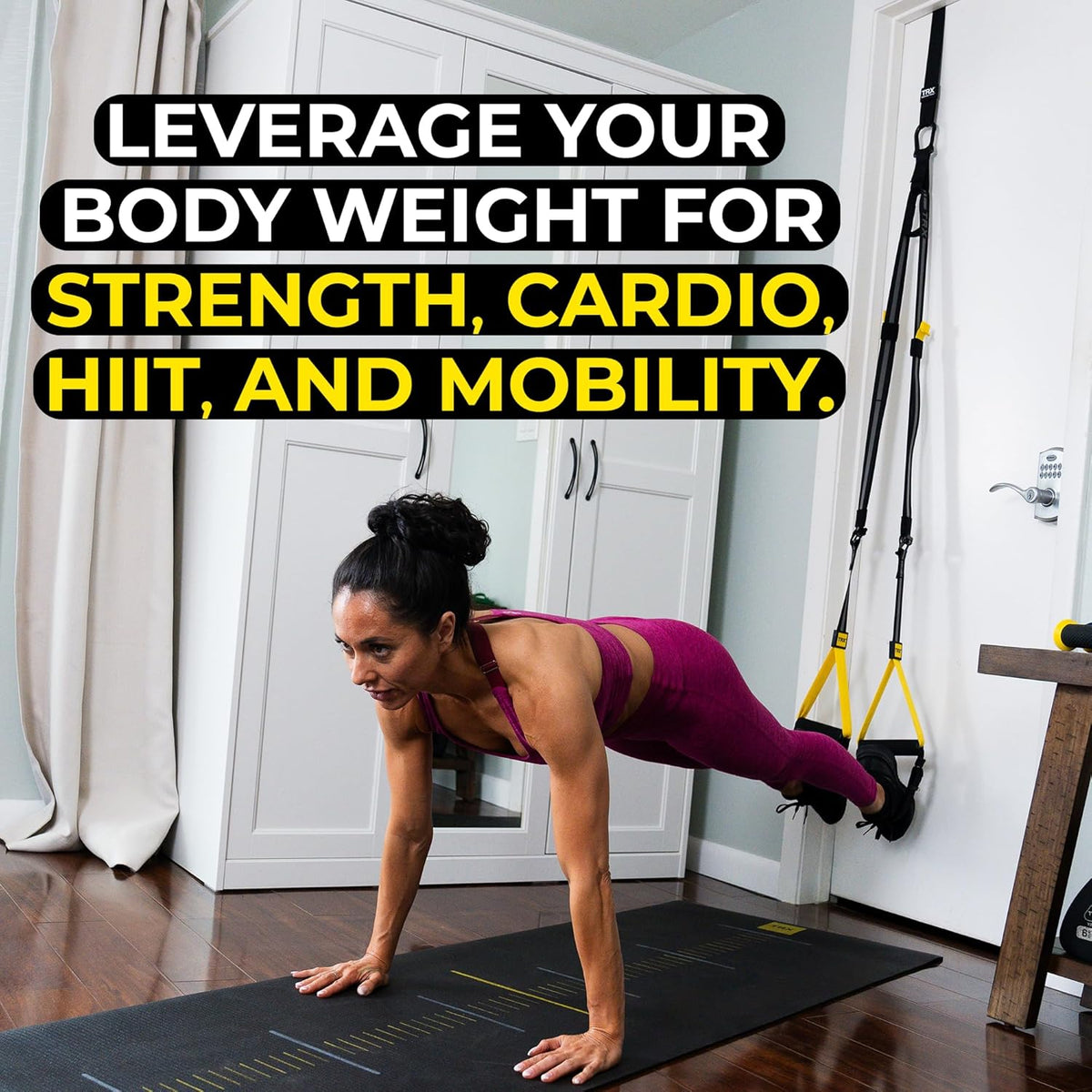 TRX ALL-IN-ONE Chassis Training: Bodyweight Resistance System | Full Body Training for Home and Travel - QUORE