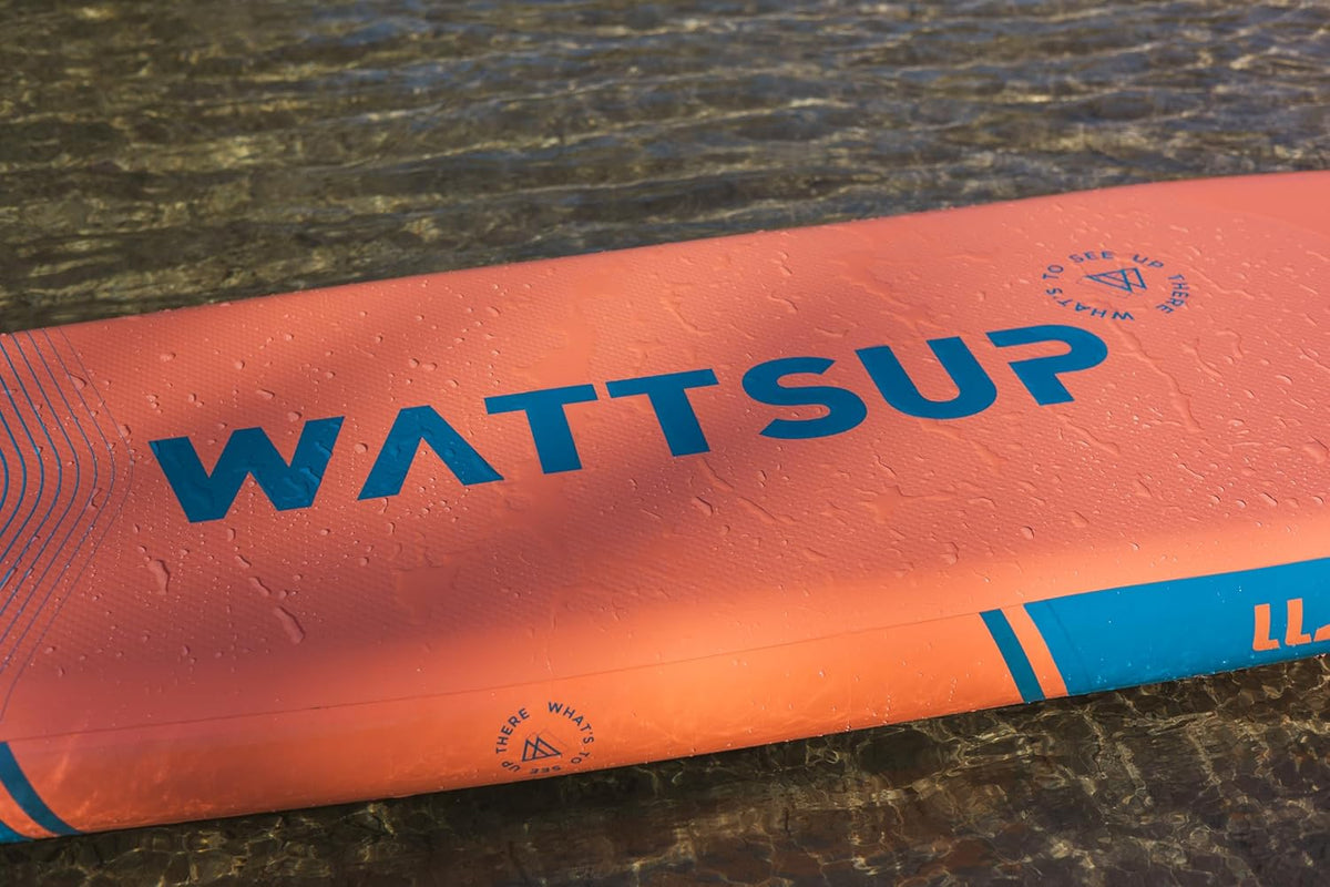 Wattsup - Sup Stand Up Paddle Opblaasbare F11 11' - 335x81x15cm Dropstitch - Compleet Pakket: Peddel Leash Pomp Draagtas - Tot 150kg -Blauw