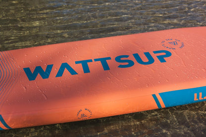 Wattsup - Sup Stand Up Paddle Opblaasbare F11 11' - 335x81x15cm Dropstitch - Compleet Pakket: Peddel Leash Pomp Draagtas - Tot 150kg -Blauw