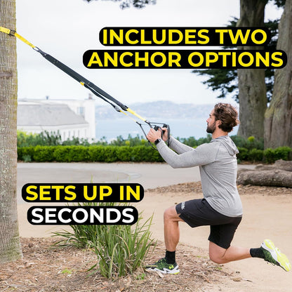 TRX ALL-IN-ONE Chassis Training: Bodyweight Resistance System | Full Body Training for Home and Travel - QUORE