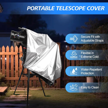 Reflector telescoop 150EQ voor volwassenen en beginners, professionele astronomische telescoop met equatoriaal frame, smartphonehouder, statief, stofhoes en draagtas
