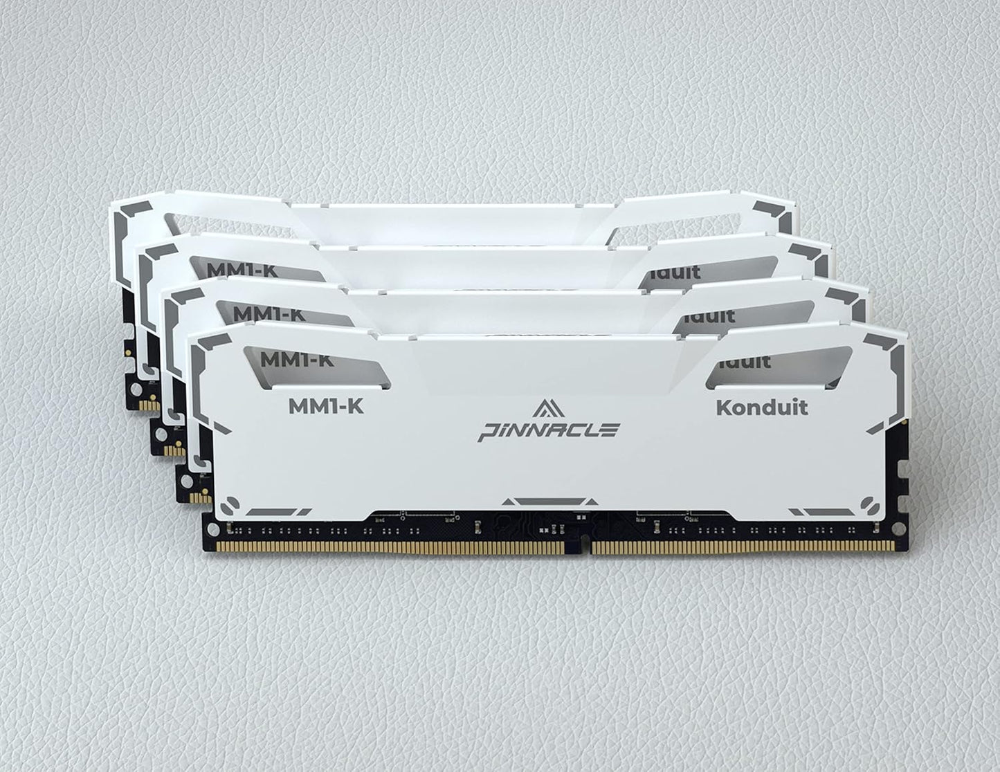 Timetec Pinnacle Konduit DDR4 3200MHz PC4-25600 CL16-18-18-38 XMP2.0 Overklokken 1.35V Compatibel voor AMD en Intel Desktop Gaming PC Memory Module RAM - Wit (16GB Kit(2x8GB) 3200MHz)