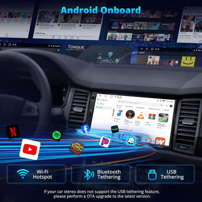 Autoradio 2 Din Android – Multimedia Radio – Auto Stereo – Car Audio Systeem – Navigatie Systeem – 7 Inch Touchscreen – Draadloze CarPlay & Android Auto