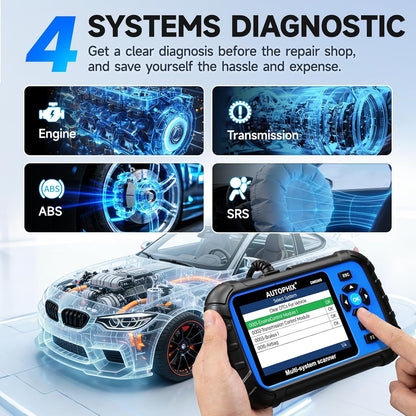 AUTOPHIX OBD2 Scanner Batterij tester 2 in 1