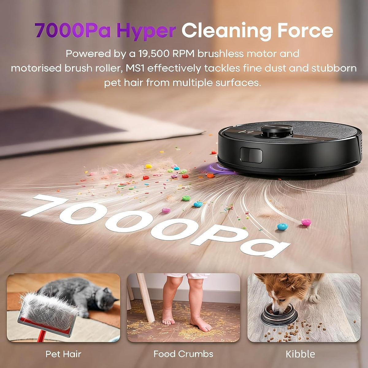 Robotstofzuiger – Robotstofzuiger – Robot Cleaner – Automatische Stofzuiger – Dweilrobot – Compact En Wendbaar – Lange Accuduur – Stille Werking