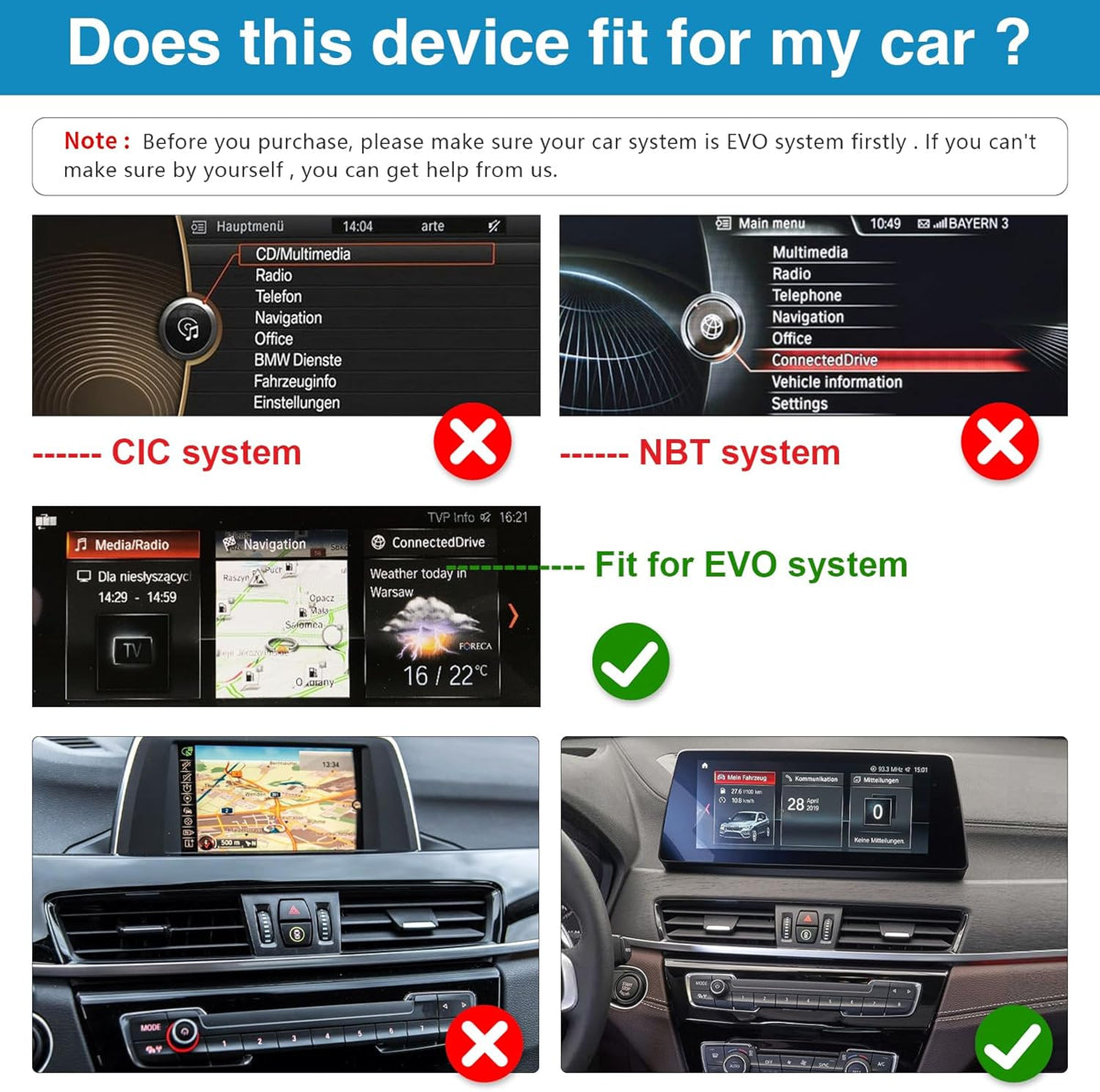 Autoradio – 12,3 Inch Touchscreen – Multimedia Systeem – Navigatie Radio – Draadloze Carplay Android Auto – Compatibel Met BMW X1 F48 2016-2022 – Mirrorlink Ondersteuning – Achteruitrijcamera Integratie