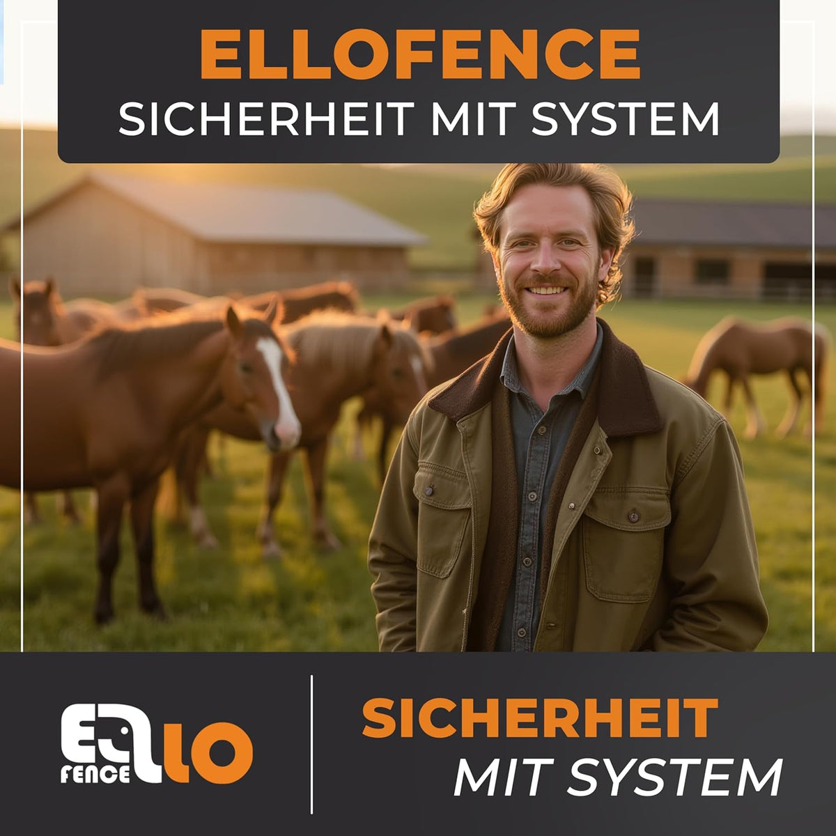 Hobby-wilgenhek starterset Ellofence - wilgenafrastering, wilgenband 200 m, grondpaal, isolatoren, tester