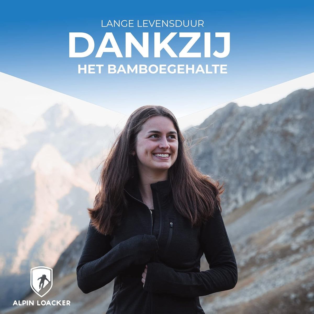 ALPIN LOACKER Merino jas voor dames 270 g/m² - de premium merinowol fleecejas, wollen jas voor outdoor en vrije tijd