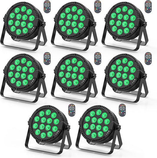 HOLDLAMP 84W LED Par schijnwerper 14 led podiumverlichting partylicht 4-in-1 RGBW DMX512 Par licht verlichting met afstandsbediening discolicht voor stage DJ party show bar Halloween kerstmis (20