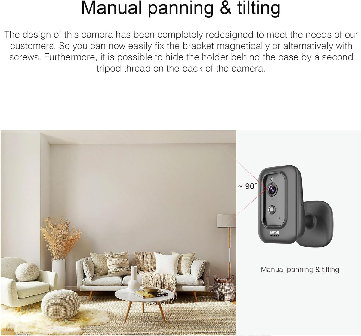 INSTAR IN-8401 2K+ zwart - LAN/WLAN bewakingscamera met AI (AI) - IP-camera - WPA3-2,4 en 5 GHz WiFi - 2-weg audio - PIR - warmtesensor - nachtzicht - 940nm onzichtbare leds - HomeKit - MQTT