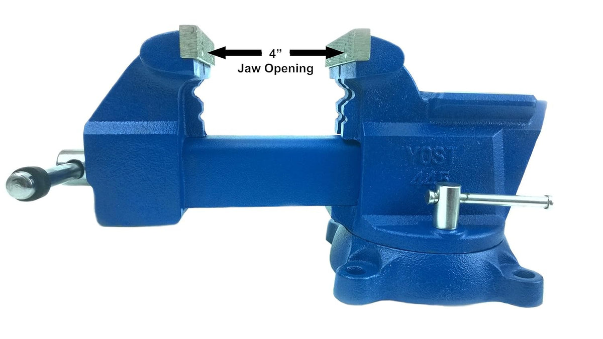 Yost Tools 445 Bank Vise, Blauw, 4,5 Inch