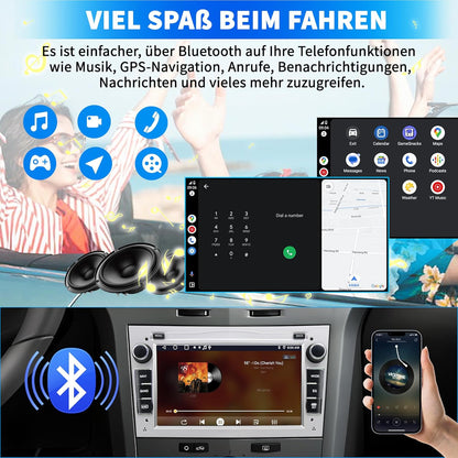 Autoradio – Autoradio Systeem – Auto Stereo – Auto Multimedia – Autoradio Unit – Android 13 Met 2GB RAM & 32GB Opslag – 7-Inch Touchscreen Met GPS Navigatie & CarPlay Android Auto