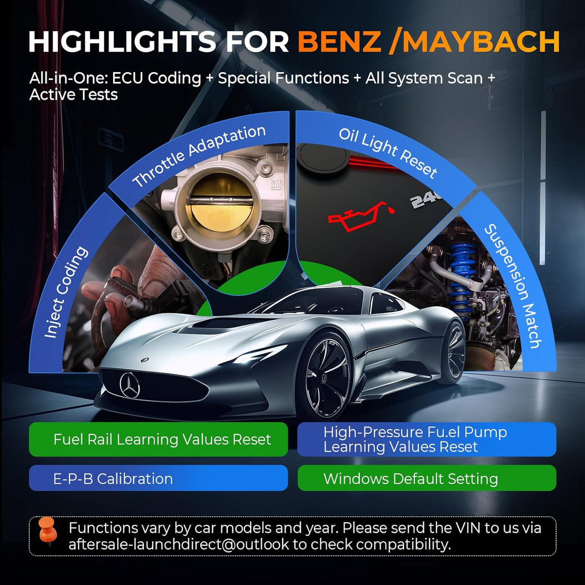 OBD2 Scanner – Diagnoseapparaat – Foutcode Uitlezer – ECU Coderingsscanner – Auto Diagnosetool – Tweerichtingscommunicatie – AutoVIN Detectie