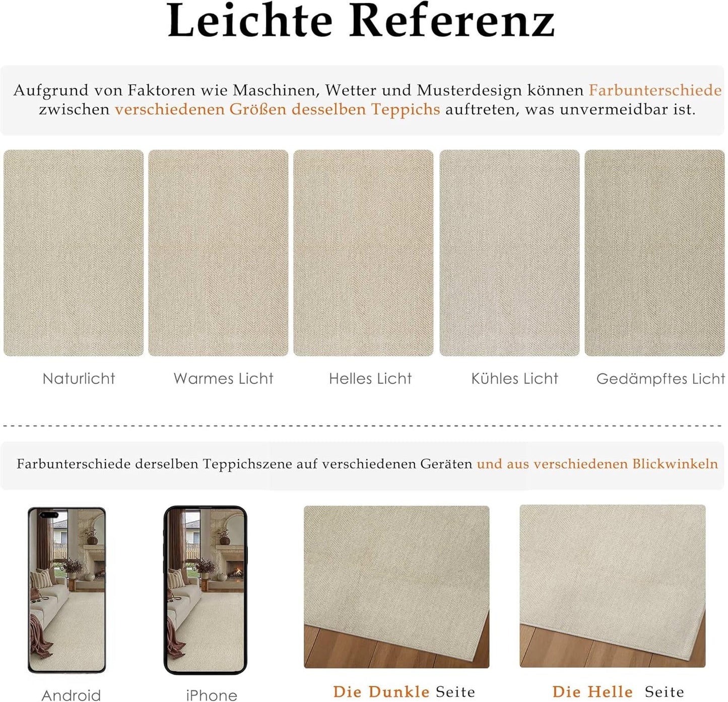 PureCozy Jute Look Woonkamer Tapijt 300x400cm Lichtbruin Groot Vloerkleden Antislip Wasbaar Binnen Buiten Vloerkleed Slaapkamer Kantoor Ontspanningsruimte Carpet Balkon Patio Tuin Rug