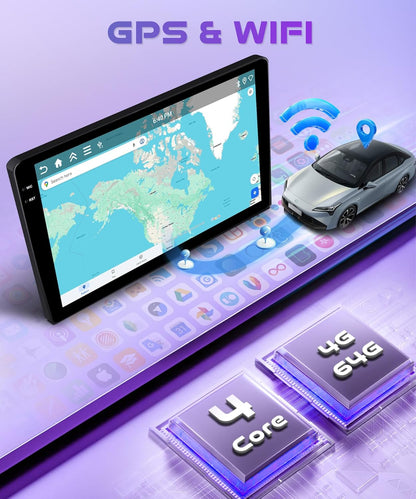 4G+64G Android autoradio voor Mercedes Benz Viano 2004-2011/Vito 2010-2015 Draadloze CarPlay Android Auto 10 inch Incell touchscreen Radio GPS-navigatie WiFi Bluetooth FM/RDS-radio EQ/USB/SWC Achterui