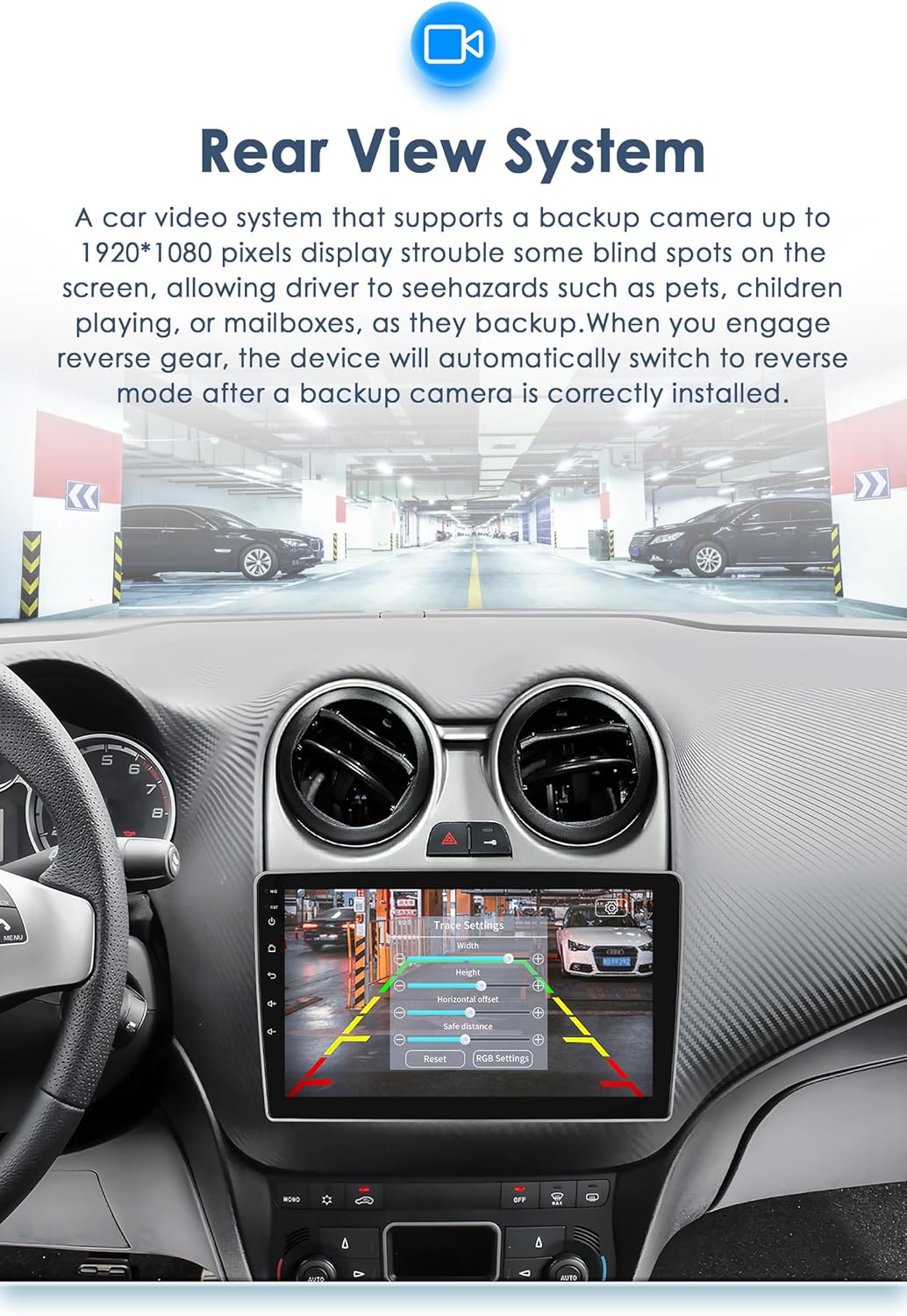 Ossuret Autoradio voor Alfa Romeo MiTo 955 (2008-2016), 9 Inch Android 13 Touchscreen 2+32GB GPS Navigatie met Carplay Android Auto WiFi Bluetooth Stuurwielbediening