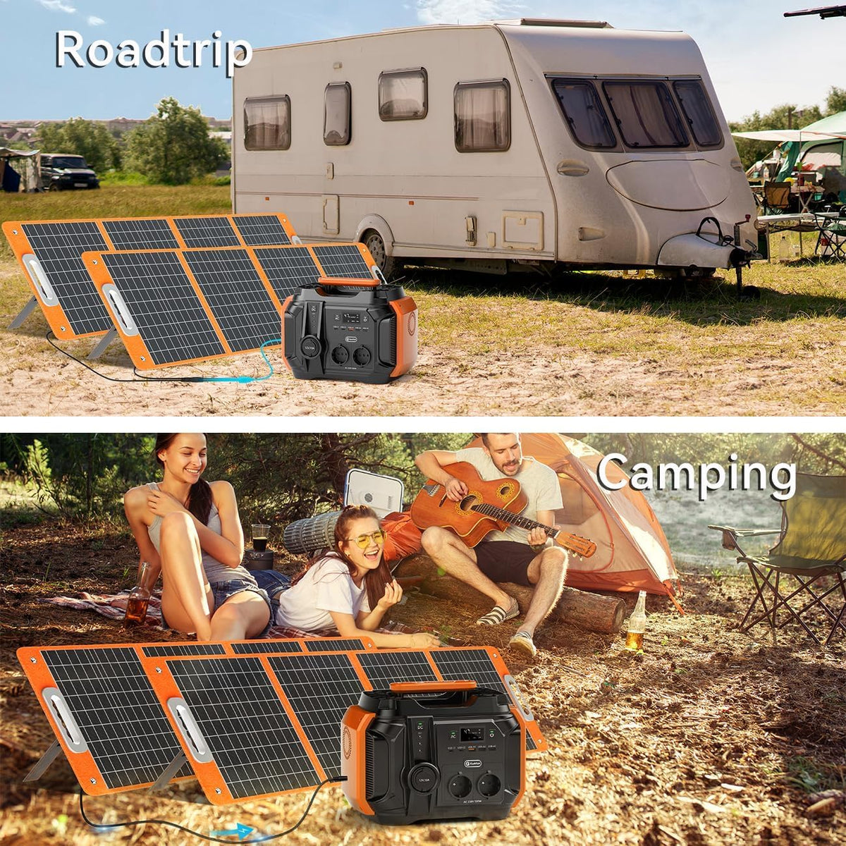Zonnepaneel, opvouwbaar, 100 W, 18 V, flexibel zonnepaneel, camping, draagbaar, monokristallijn zonnepaneel, complete set met type C QC3.0 voor caravans, camping, balkon, tuinhuisjes