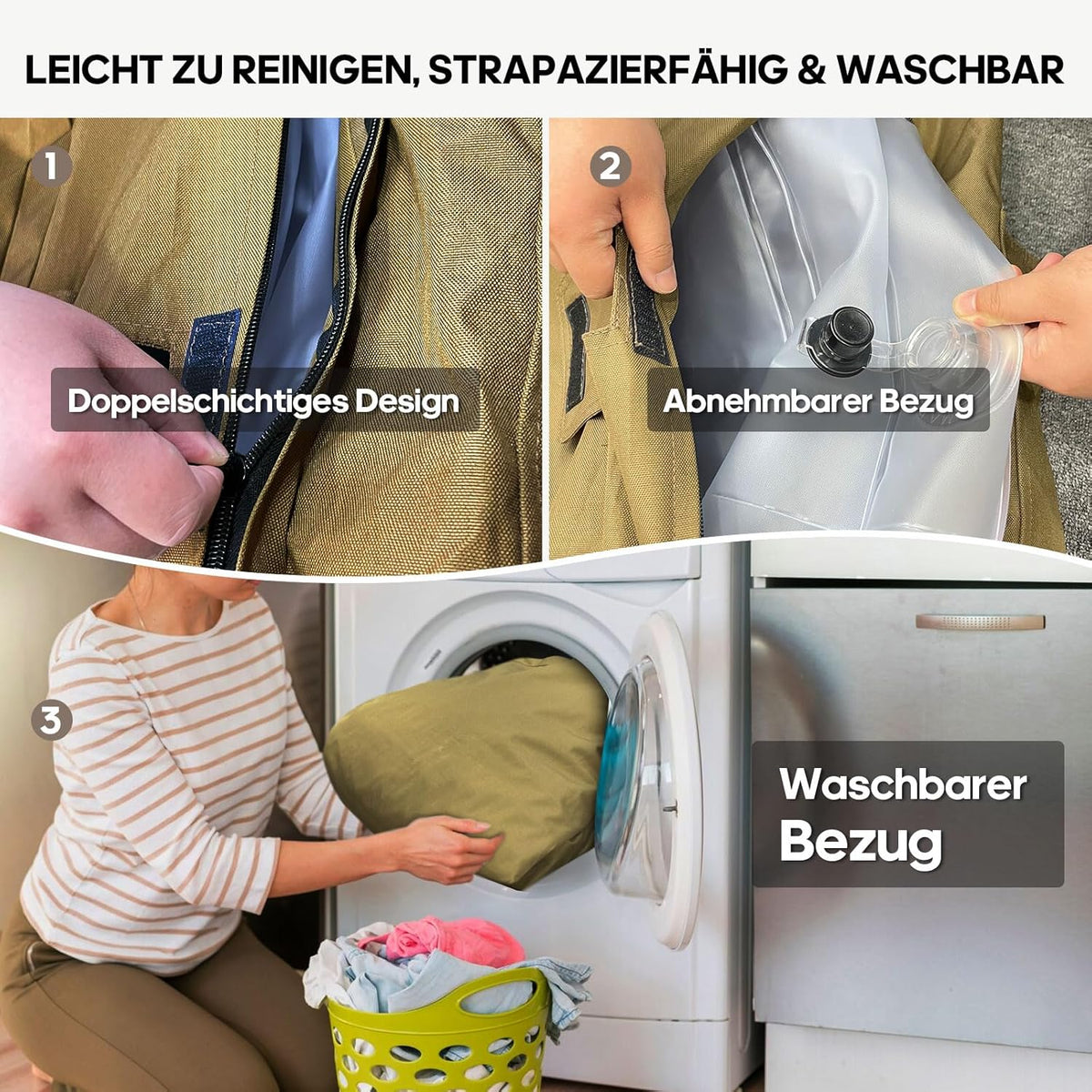 Opblaasbare sofa, camping, luchtbank, campingbank, opblaasbare bank, outdoor luchtsofa met armleuning en draagbare pomp