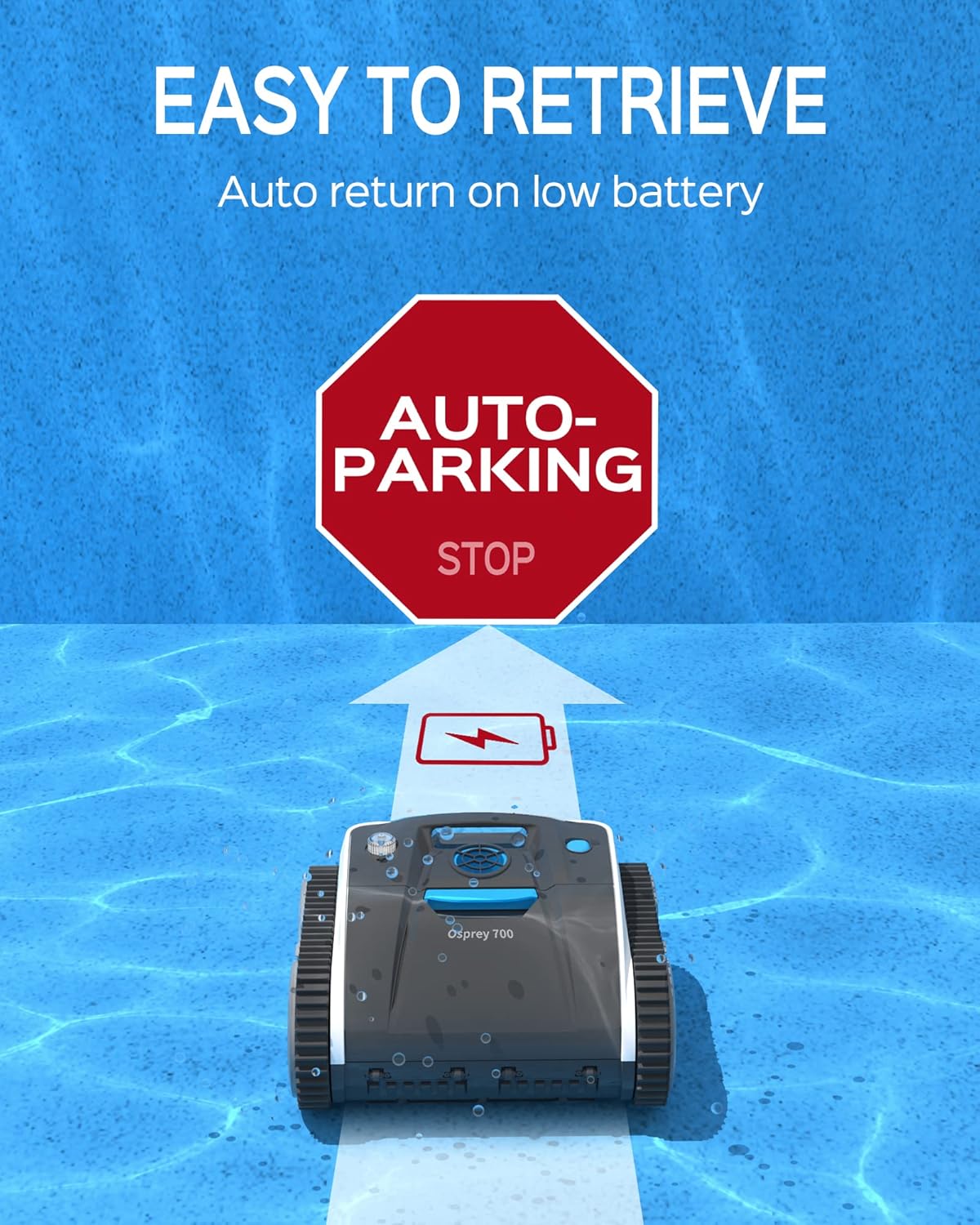 <font dir="auto" style="vertical-align: inherit;"><font dir="auto" style="vertical-align: inherit;">        Wybot Pool Robot, 110-minute battery life, fully automatic pool vacuum, pool vacuum with navigation and route planning, suitable for pools under 12