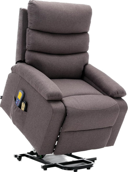 Relaxfauteuil – Elektrische Stoel – Sta-Op Fauteuil – Massagefauteuil – Thermotherapie Fauteuil – Zelfhulpfunctie – 4-Zone Massage