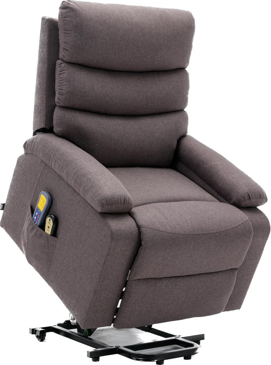 Relaxfauteuil – Elektrische Stoel – Sta-Op Fauteuil – Massagefauteuil – Thermotherapie Fauteuil – Zelfhulpfunctie – 4-Zone Massage