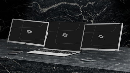 Infinity 15.6'' - Portable Monitor - Protective Case Included - Portable Display - Portable Monitor - Full HD - IPS - Grey - QUORE