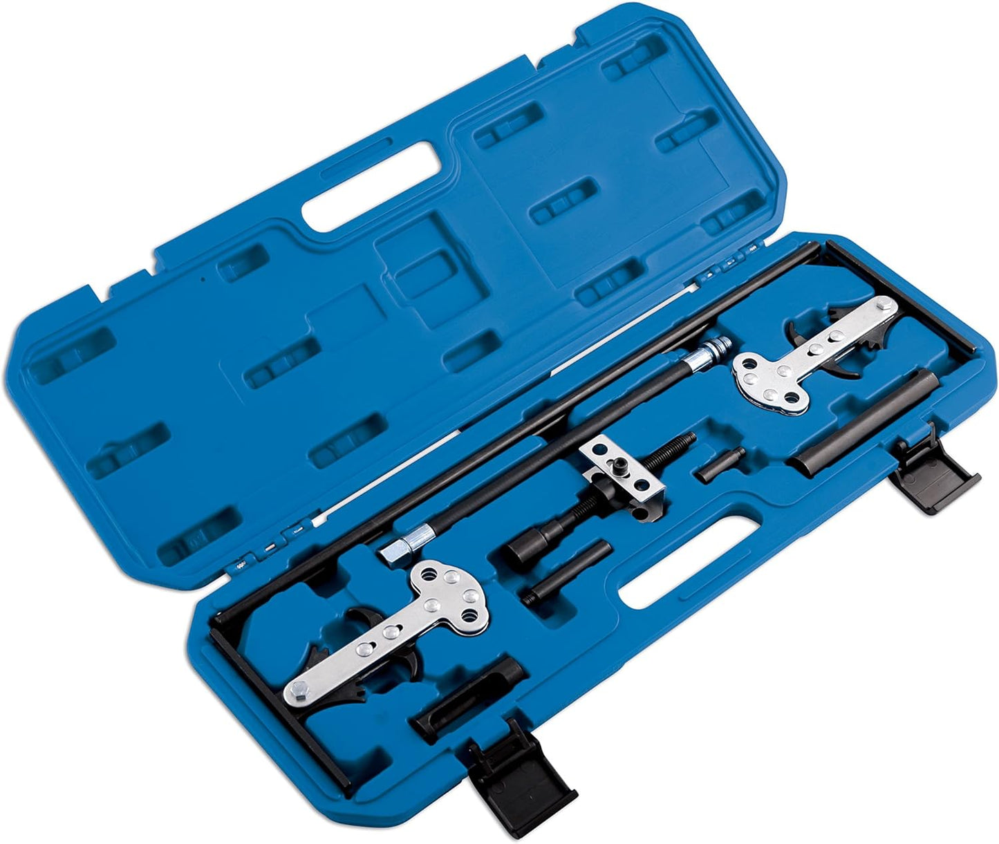 Klepverencompressor – Klepveerverwijderaar – Ventielveer Compressor – Klepveertool – Verbrandingskamerdruk Gereedschap – Universeel SOHC en DOHC – Inclusief 22 mm Persluchtadapter