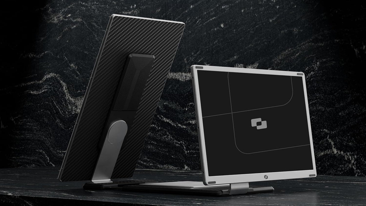 Infinity 15.6'' - Portable Monitor - Protective Case Included - Portable Display - Portable Monitor - Full HD - IPS - Grey - QUORE