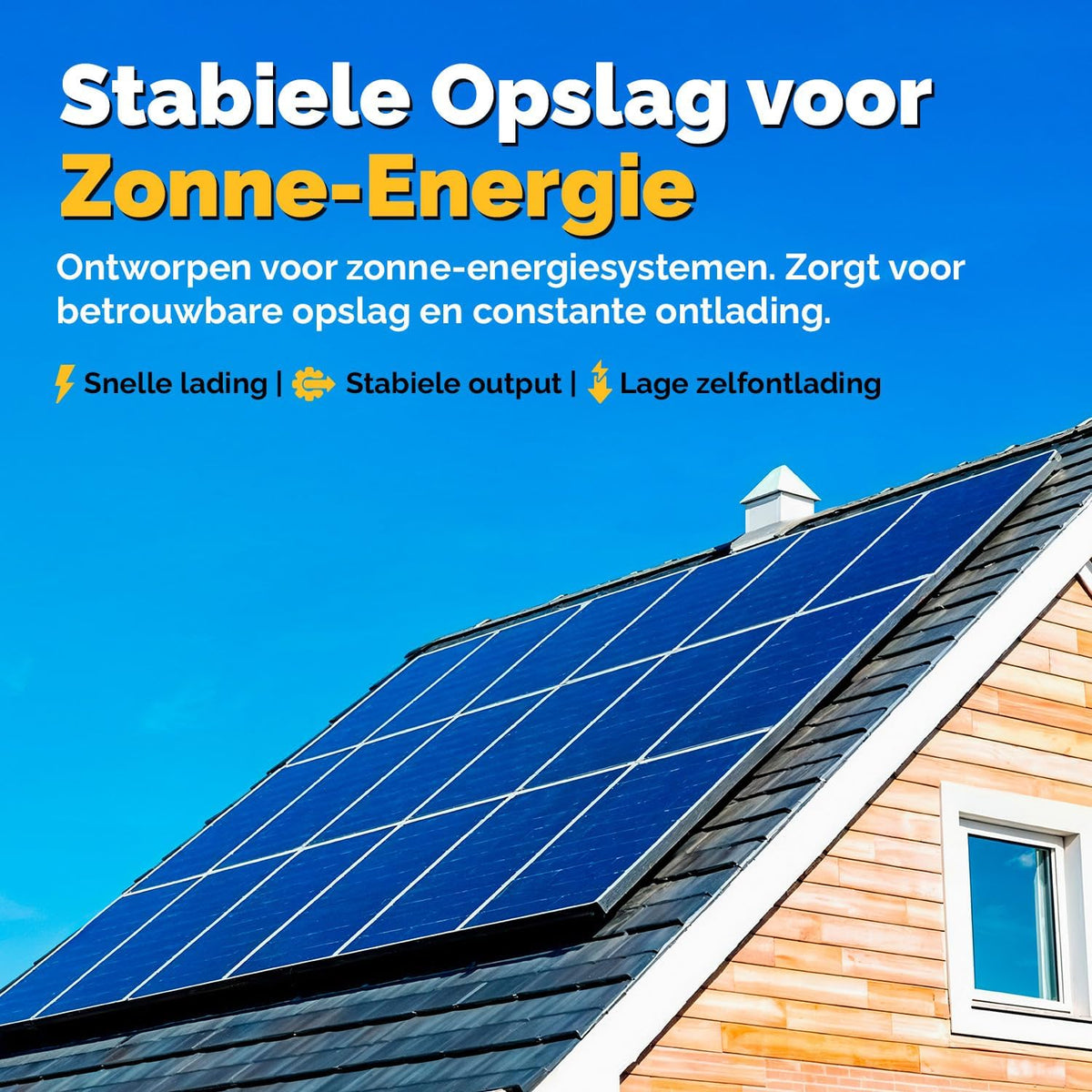 Electronicx GEL Solar Edition 12V 140Ah Deep Cycle accu – onderhoudsvrij en lekvrij – voor camper, zonnepanelen, offgrid en zonne-energie – afm. 393×175×190 mm – compact ontwerp