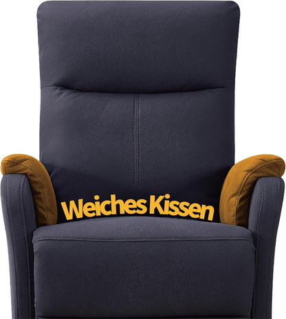 Elektrische Relaxfauteuil – Relaxstoel – TV Stoel – Verstelbare Fauteuil – Ergonomische Ligstoel – Draadloze Verstelling – Ademend Stof – Ruimtebesparend Design