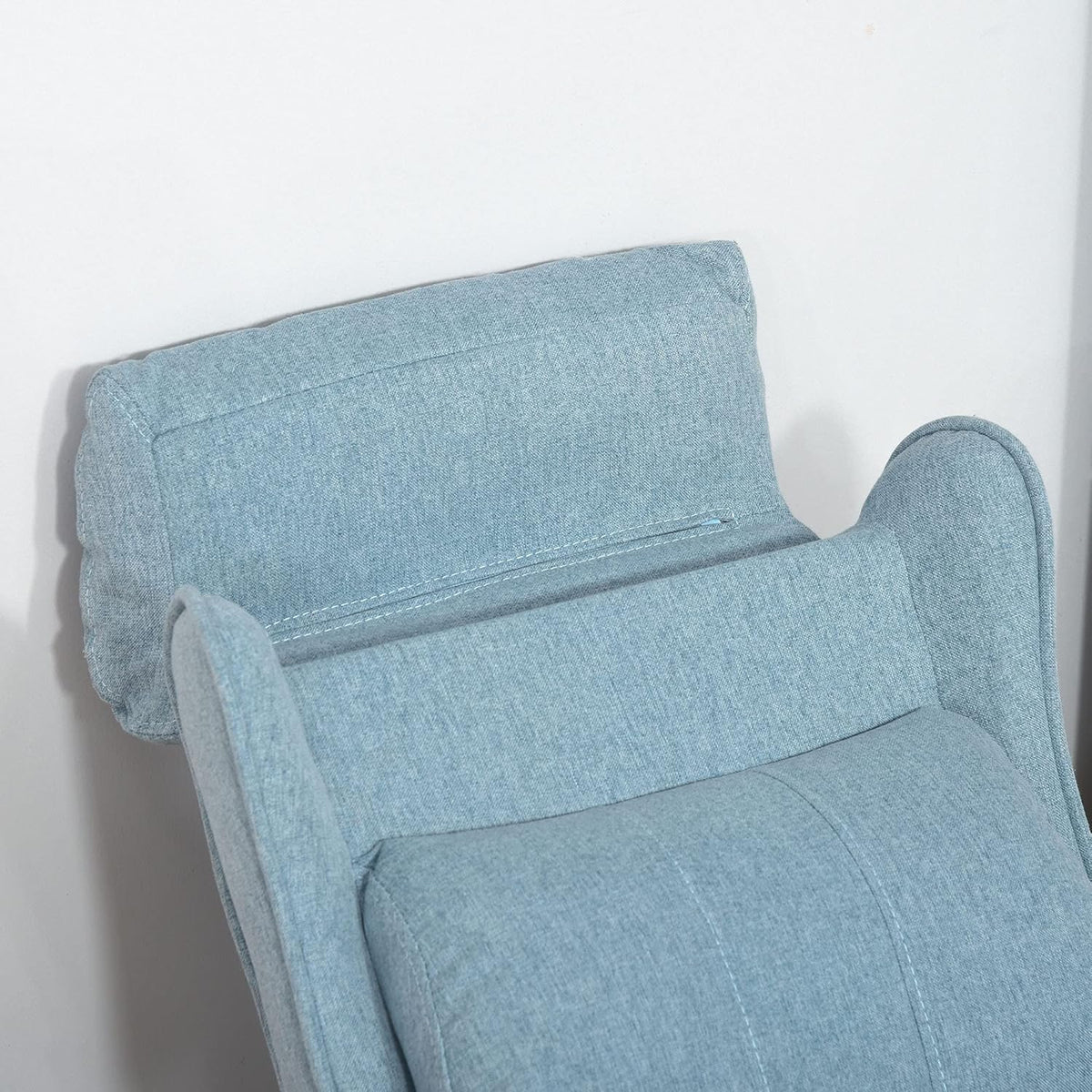 HOMCOM Children's Bench Children's Bench Children's Recliner Chair Recliner Adjustable with Footrest for 3-8 Years Boys and Girls Blue 58 x 53 x 70 cm - QUORE