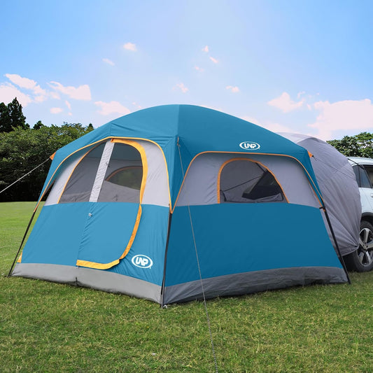 UNP SUV-tent voor kamperen, 6-persoons auto campingtent, SUV-achterkleptent voor buiten, eenvoudig op te zetten tent met regenvlieg 10'x9'x78in (H)