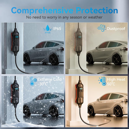 Oplader voor elektrische auto, 22 KW/32 A/6 m, laadstation voor elektrisch voertuig, oplaadkabel type 2, compatibel met e-208, Spring, 500e, Model 3, Megane EV, Zoe, PHEV/EV