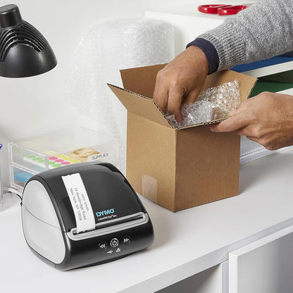 DYMO LabelWriter 5XL labelprinter | Automatische labelherkenning | Prints Extra-Wide Shipping Labels van Amazon, DHL & Meer | Perfect voor e-commerce verkopers | UK 3-polige stekker