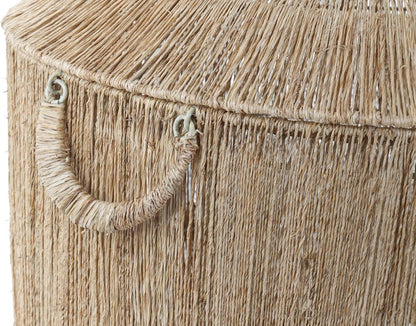 Mandenset 2 Yute metaal 51 x 51 x 48 TAPA NATURAL