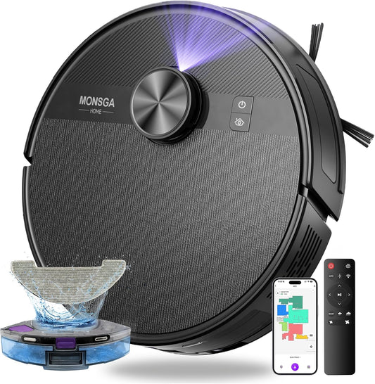 Robotstofzuiger – Robotstofzuiger – Robot Cleaner – Automatische Stofzuiger – Dweilrobot – Compact En Wendbaar – Lange Accuduur – Stille Werking