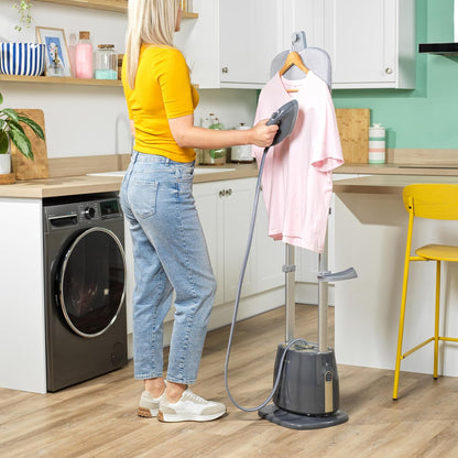Digitale Staande Kledingstomer & Strijkijzer – Kledingstomer – Stoomstrijkijzer – Verticale Stomer – Stoomapparaat – 2180W Vermogen – 45g/min Continue Stoom