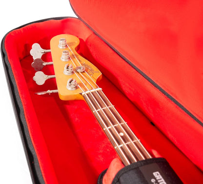 Gator Cases ICON serie Premium weerbestendige gigbag voor basgitaren met TSA bagageslot-vriendelijke ritstrekkers (G-ICONBASS)