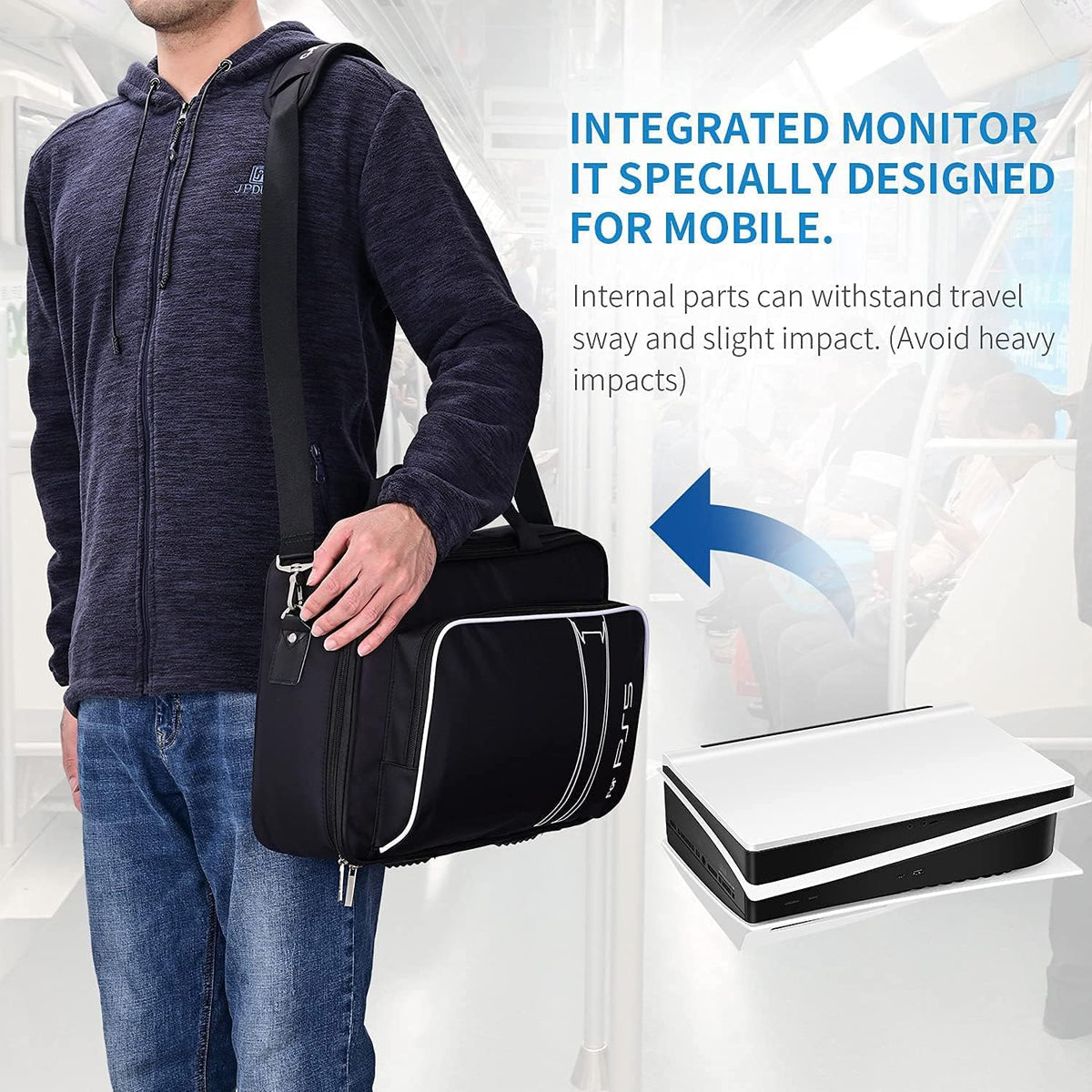 G-STORY 15.6 inch Portable Monitor for PS5, UHD 4K Portable Gaming Monitor with Two HDMI, HDR, Freesync and Game Mode - QUORE