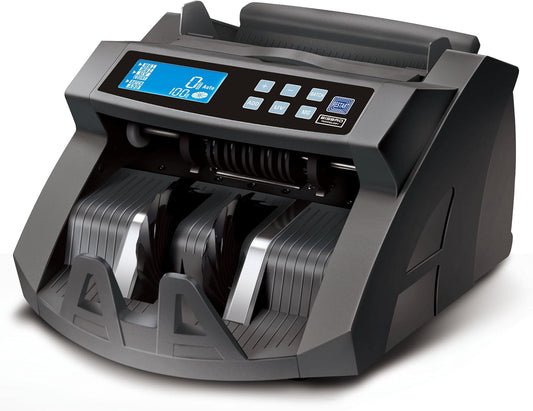 Bankbiljettentelmachine – Geldtelmachine, Geldteller, Bankbiljettenteller, Valsgeldcontrole – UV/IR/MG Valgeldherkenning – 1000 Biljetten per Minuut