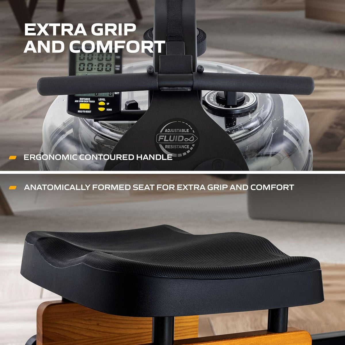 First Degree Fitness Apollo Plus Rowing Machine - Ash - QUORE