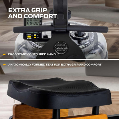 First Degree Fitness Apollo Plus Rowing Machine - Ash - QUORE